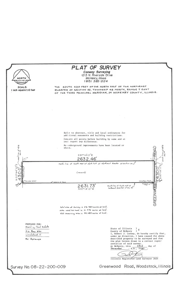 0 Greenwood Road, Bull Valley, IL 60098 - Image #2