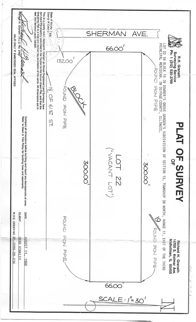 Lot 22 Sherman Avenue, Downers Grove, IL 60515 - Image #3