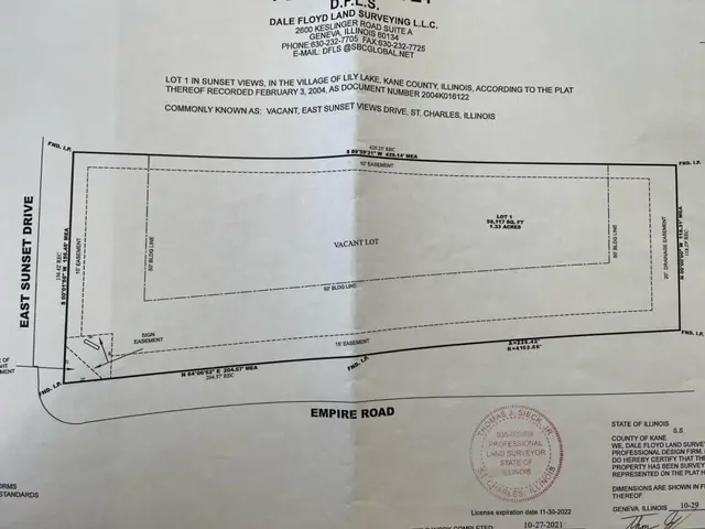 Lot 1 E Sunset Views Drive, Saint Charles, IL 60175 - Image #3