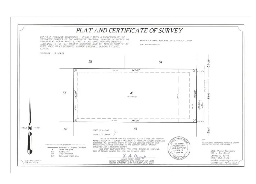 Lot 45 Pine Circle, Genoa, IL 60135 - Image #1