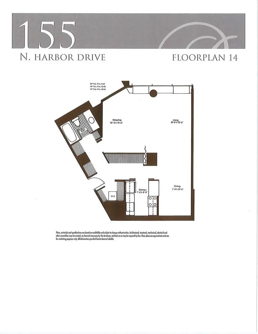 155 N Harbor Drive #2714, Chicago, IL 60601 - #2