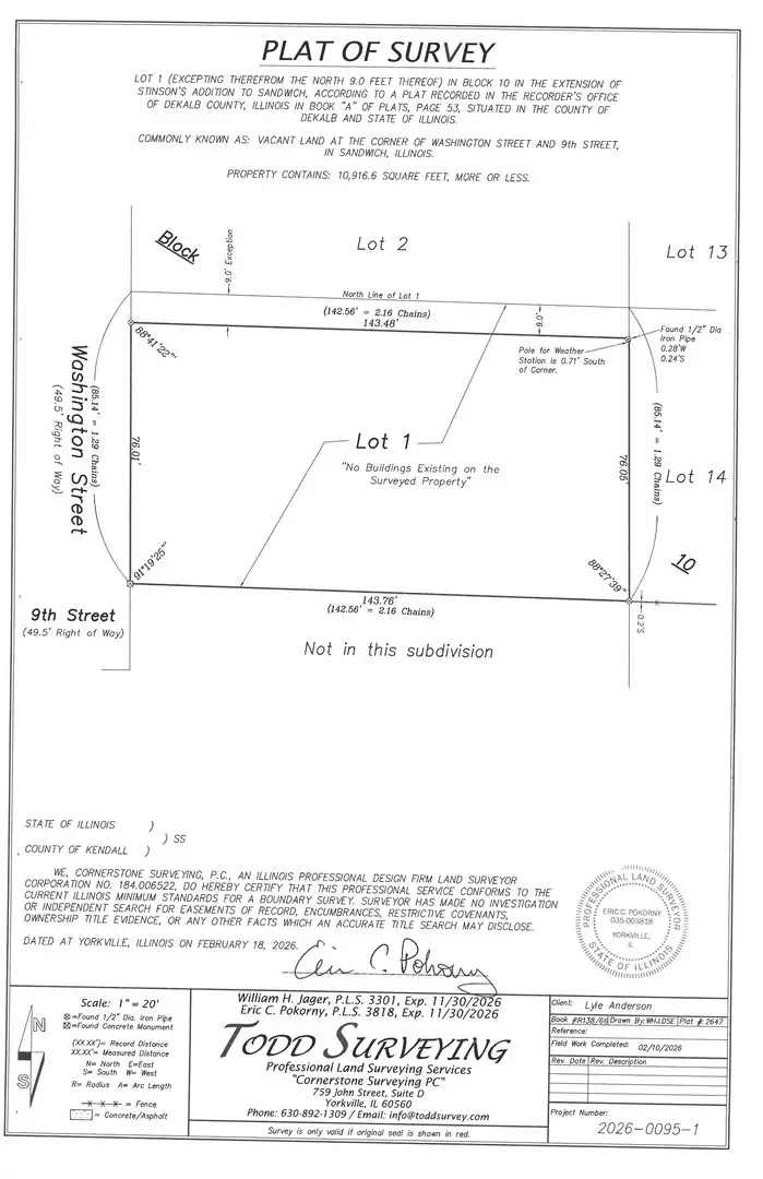 Commonly Known As Washington & 9th Street, Sandwich, IL 60548 - #2