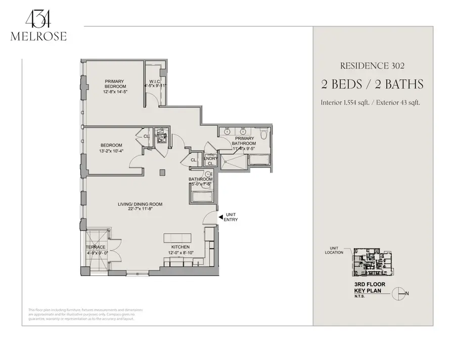 434 W Melrose Street #302, Chicago, IL 60657 - #2