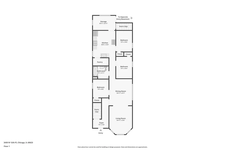 3430 W 12th Place, Chicago, IL 60623 - #3