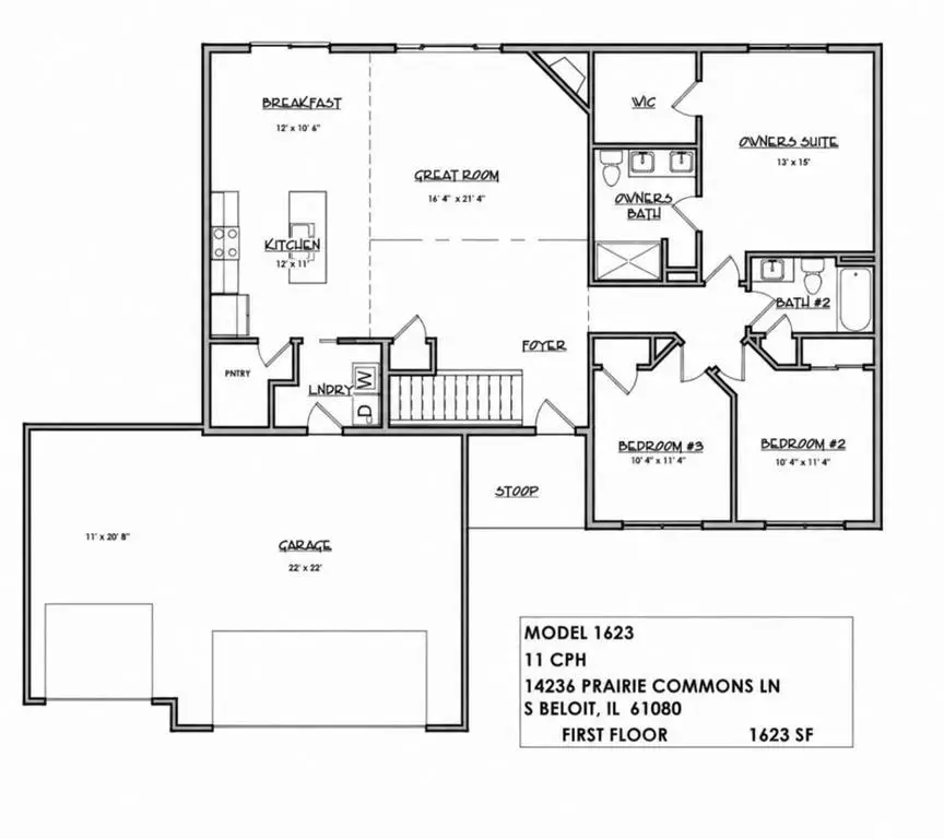 14236 Prairie Commons Lane, South Beloit, IL 61080 - #3