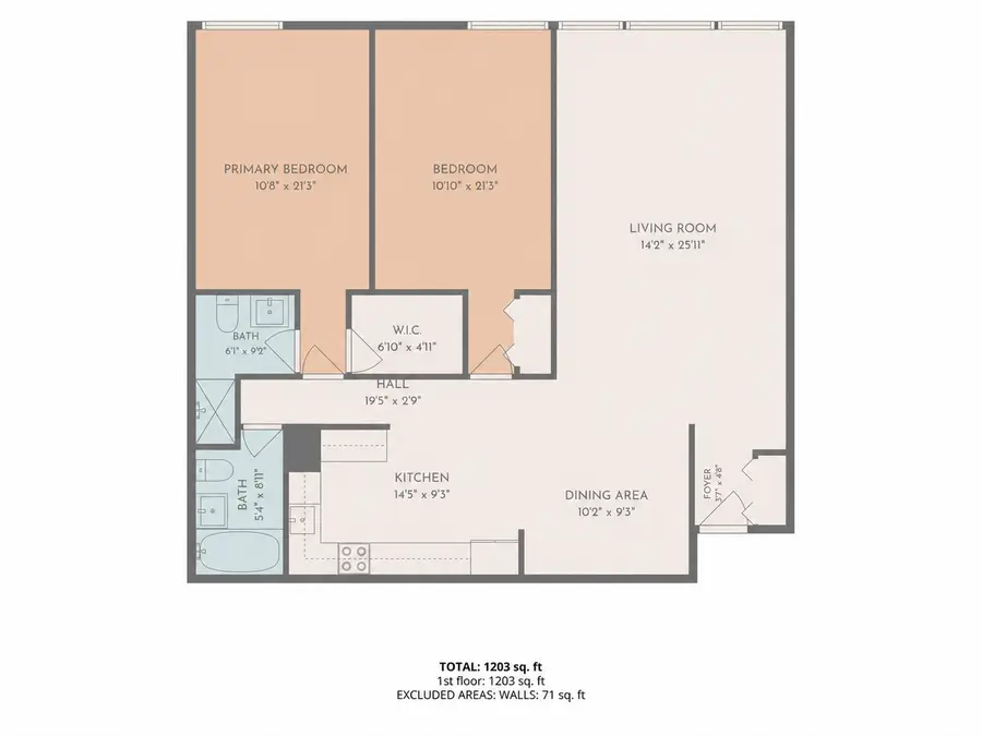 1117 Leavitt Avenue #110, Flossmoor, IL 60422 - #2