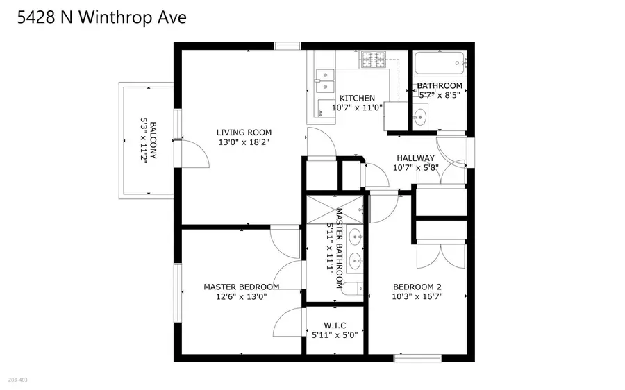 5428 N Winthrop Avenue #403, Chicago, IL 60640 - #2