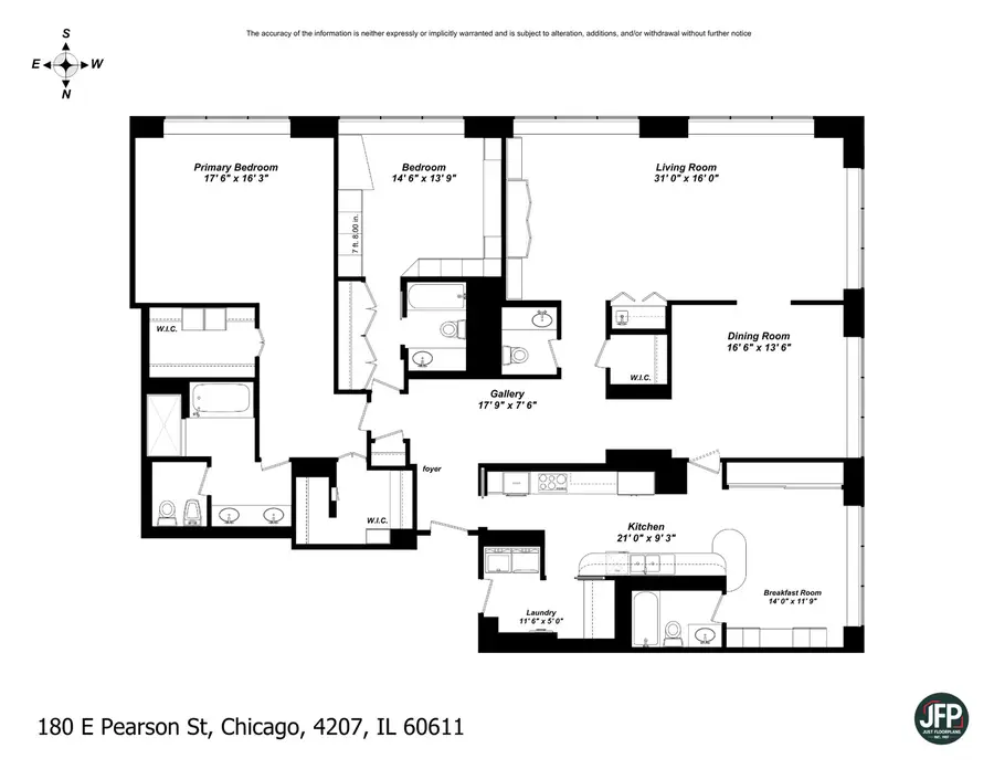 180 E Pearson Street #4207, Chicago, IL 60611 - #2