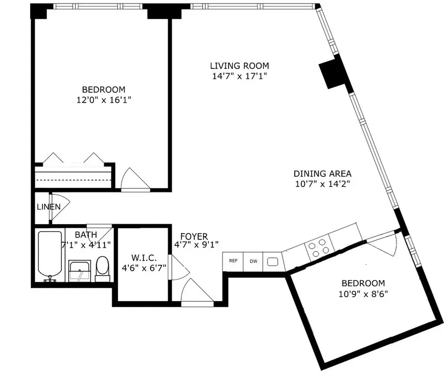 3100 N Lake Shore Drive #1408, Chicago, IL 60657 - #2