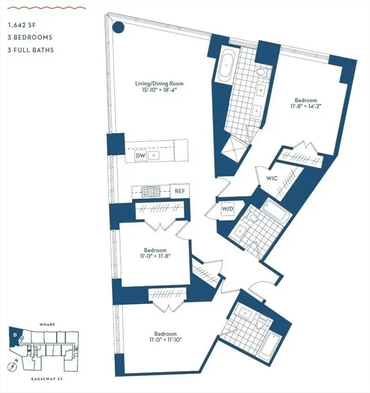 100 Lovejoy Wharf #PH-1D, Boston, MA 02114 - Image #2