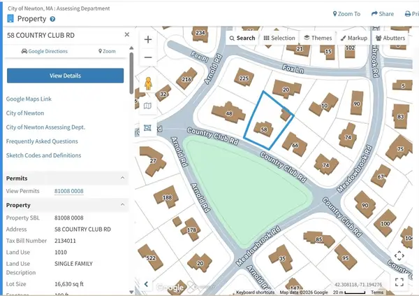 58 Country Club Rd, Newton, MA 02459