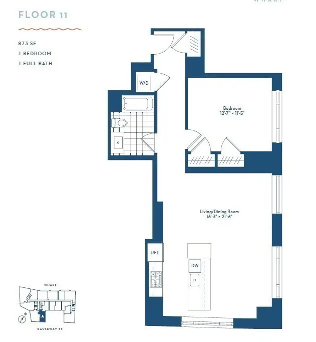 100 Lovejoy Wharf #12A, Boston, MA 02114 - #2