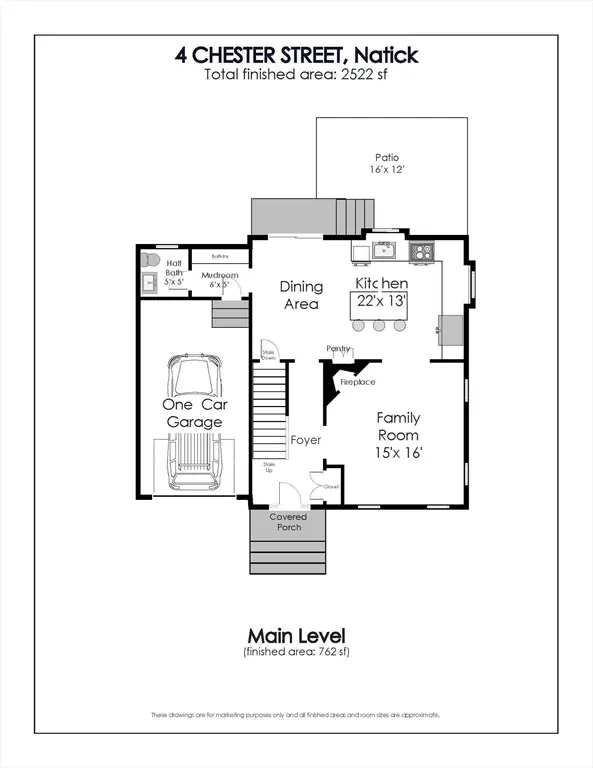 4 Chester St, Natick, MA 01760 - #3