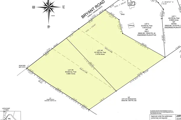 Lots 4R/5R Bryant Road, Holden, MA 01522