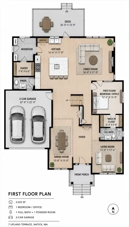 7 Upland Ter, Natick, MA 01760 - #3