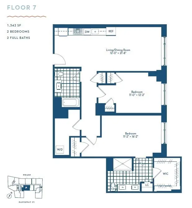 100 Lovejoy Wharf #7 P, Boston, MA 02114 - #2