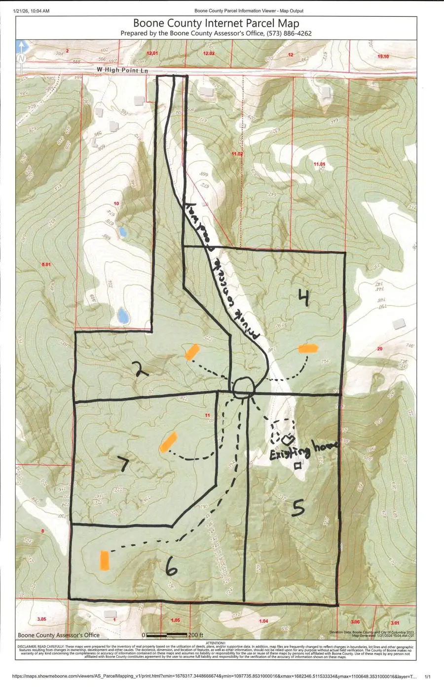 TRACT 7 W High Point Ln, Columbia, MO 65203 - #3