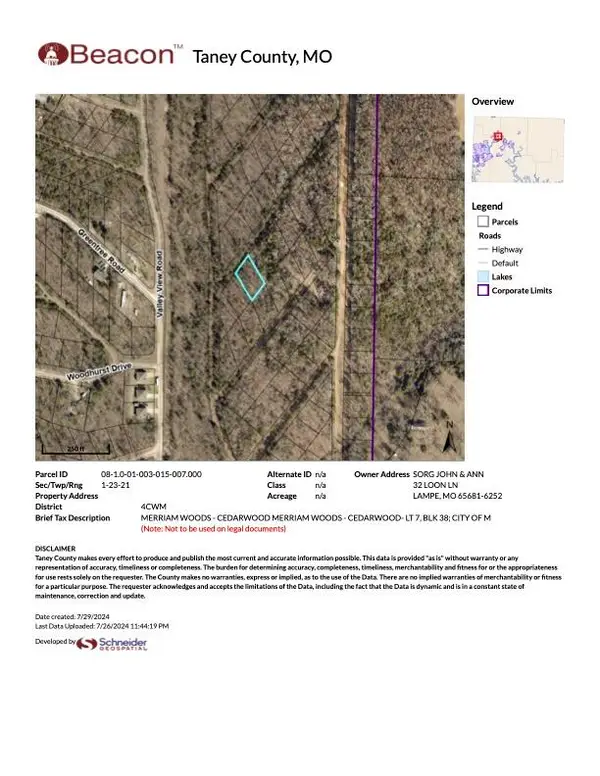 Lot 7 Cedarwood, Merriam Woods, MO 65740