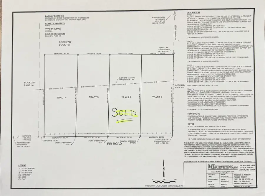 Tract 4 E Fir Road #146014000000014000, Carthage, MO 64836 - #2