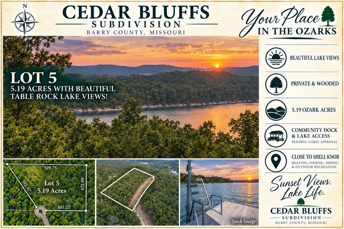 Lot 5 Cedar Bluff Lane, Shell Knob, MO 65747 - #1