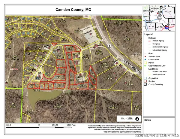 19 Lots in Hawk Lake Sub Drive, Sunrise Beach, MO 65079