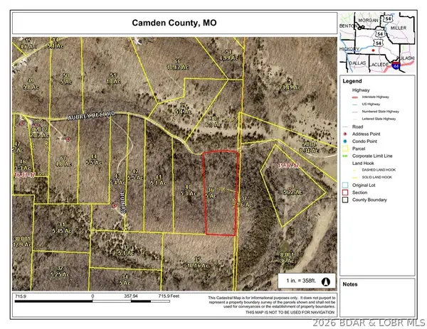 5.0 ac Aubrey Bell Road, Camdenton, MO 65020