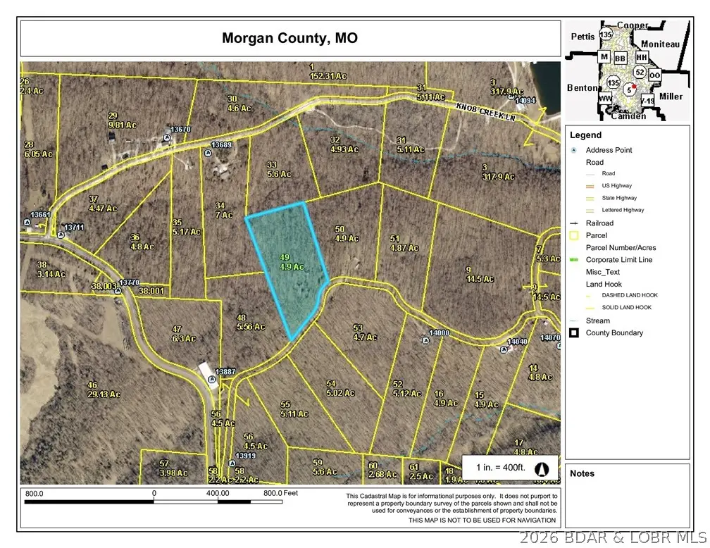 4.9 ac Critter Pass, Versailles, MO 65084 - #1