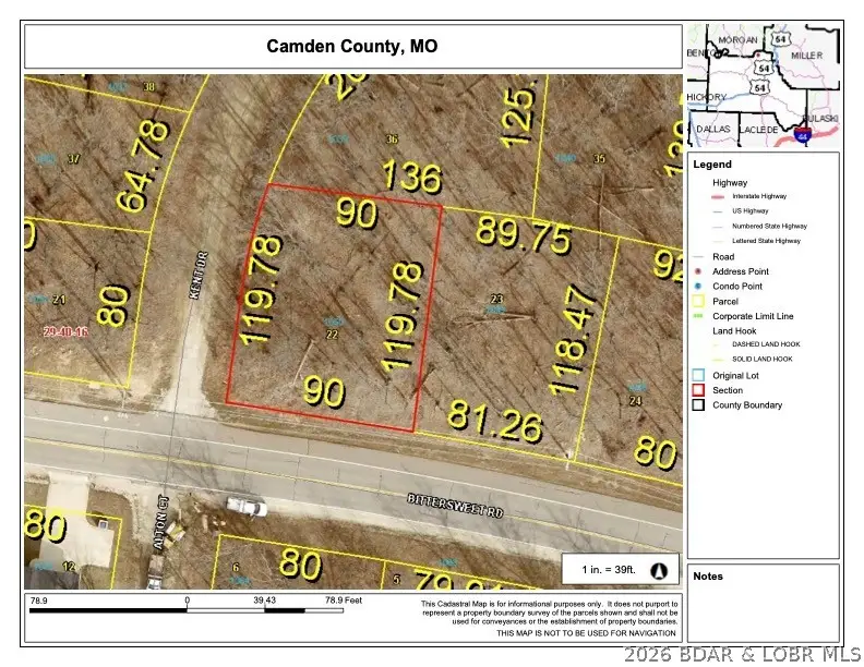 Lot 1050 Bittersweet Road, Lake Ozark, MO 65049 - #1