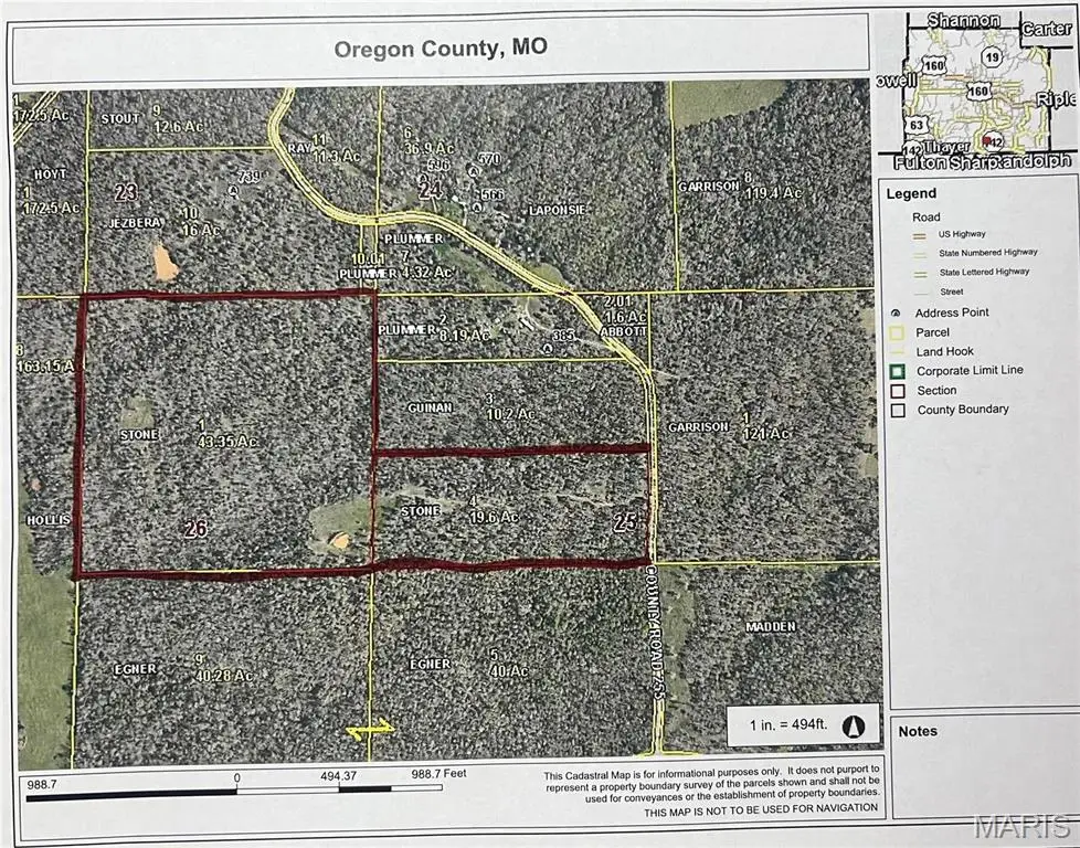 0 Oregon Co. 142-255, Thayer, MO 65791 - Image #1