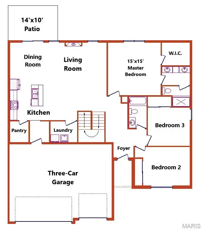 614 Mortar Street, Mascoutah, IL 62258 - #2