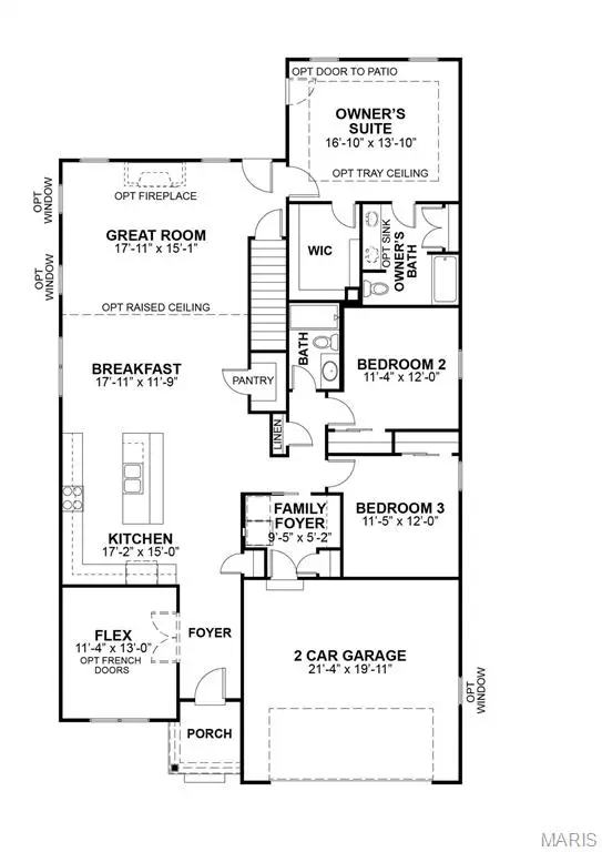 1 The Hamilton Ii 2 Car At The Reserve At Wildwood, Wildwood, MO 63040 - #2
