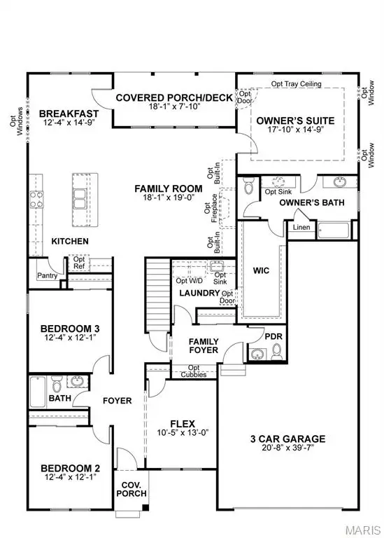 1 The Jefferson 3 Car At The Reserve At Wildwood, Wildwood, MO 63040 - #2