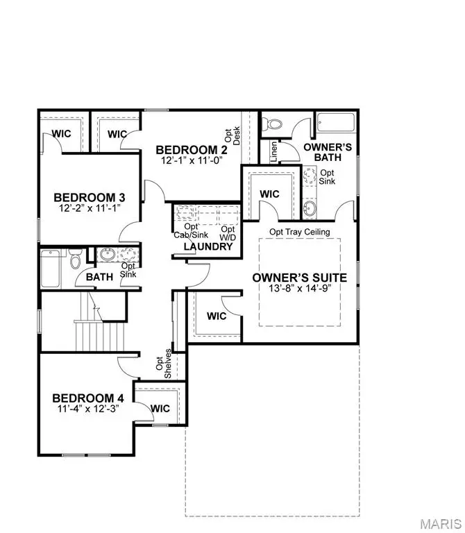 1 The Adams 2 Car At The Reserve At Wildwood, Wildwood, MO 63040 - #3