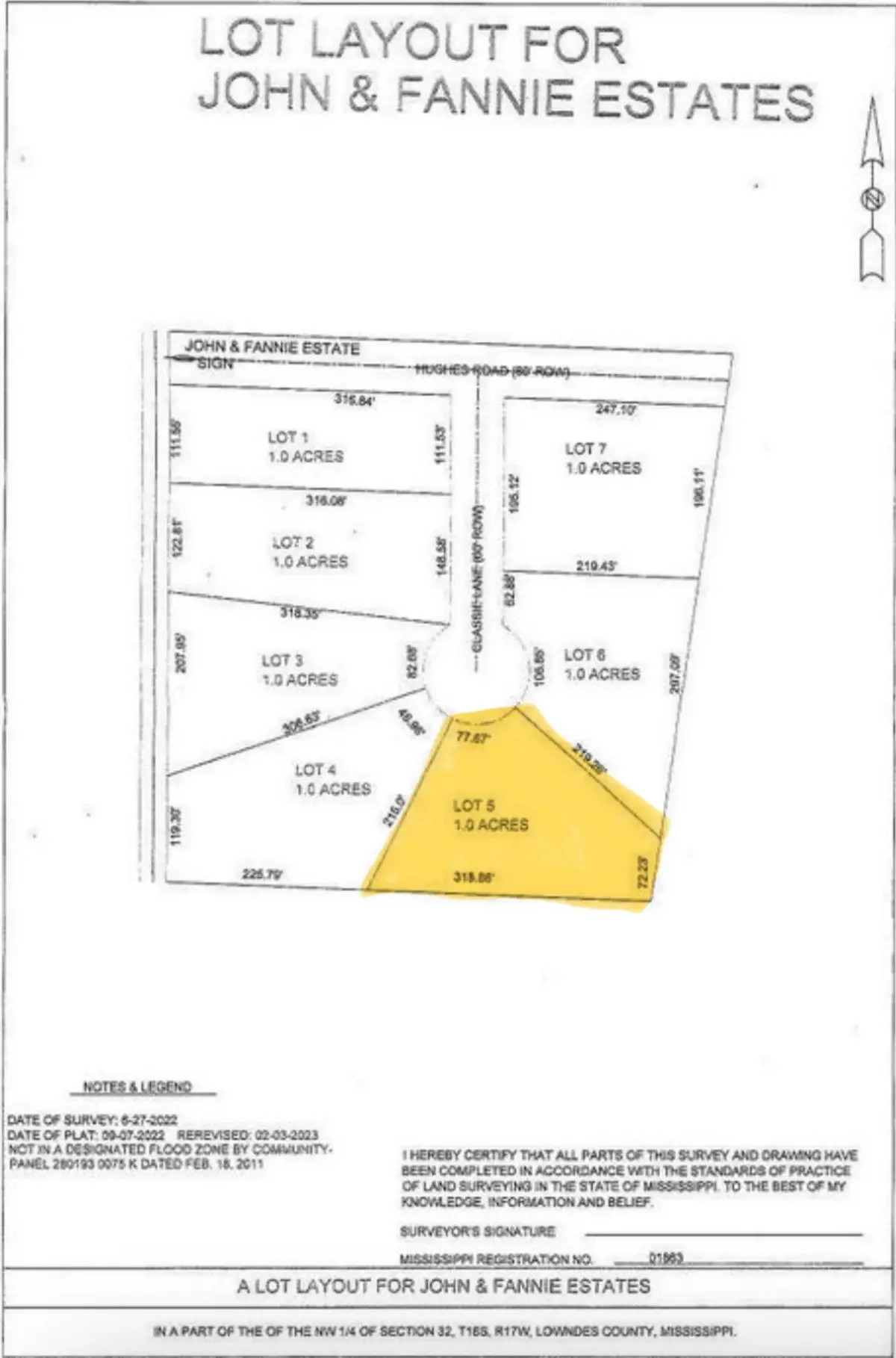 Lot 5 Kidd Road, Caledonia, MS 39740 - #1