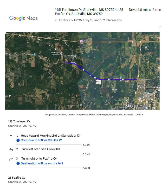 25 Foxfire, Starkville, MS 39759 - #3