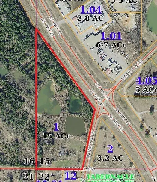 Us Hwy 45 & Magnolia Drive, Macon, MS 39341
