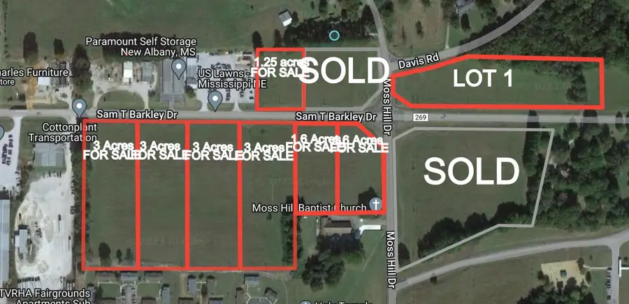 Lot 8 Sam T Barkley Dr, New Albany, MS 38652 - Image #2