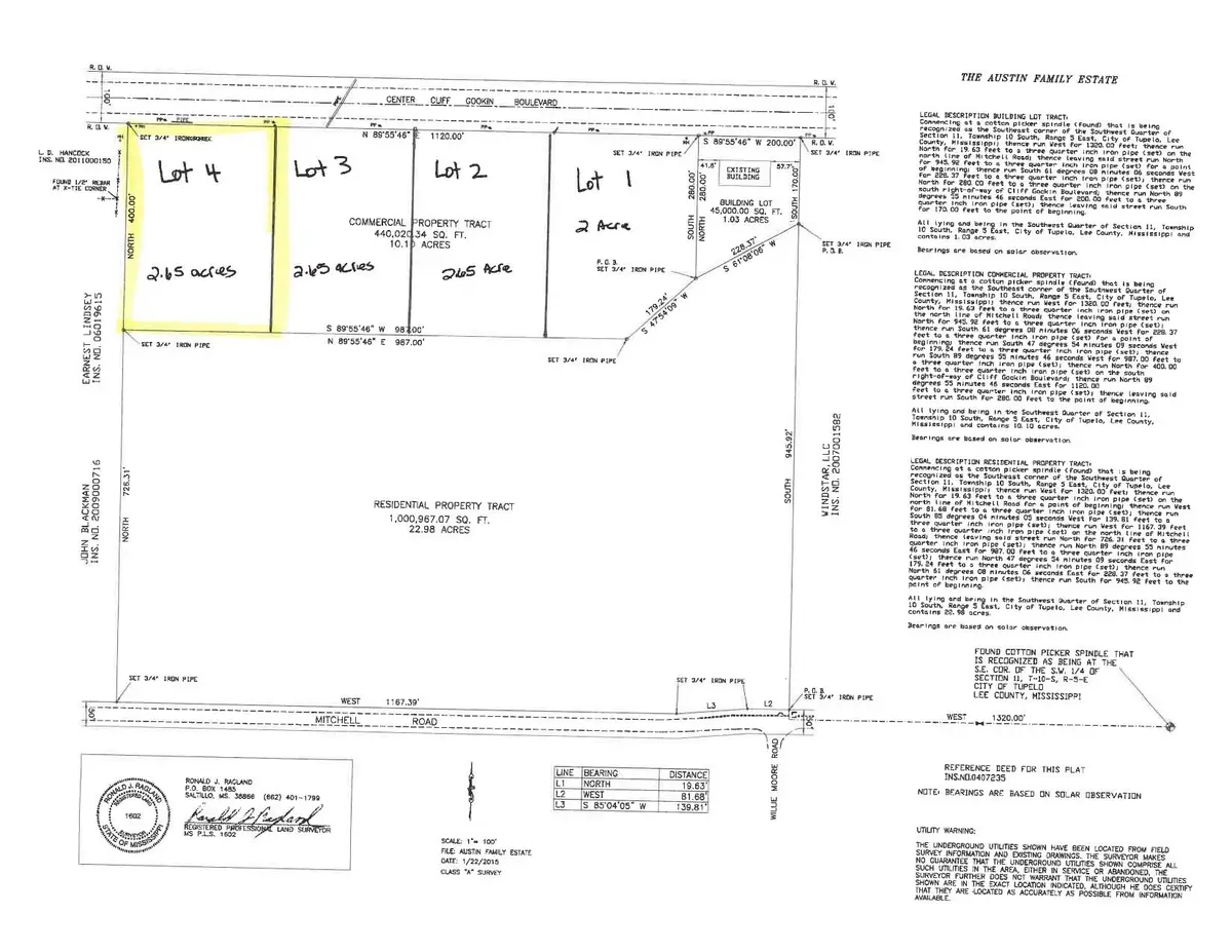 Lot 4 Cliff Gookin Blvd., Tupelo, MS 38801 - Image #1