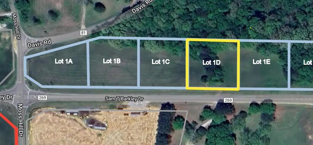 Lot 1d Sam T Barkley Rd, New Albany, MS 38652 - Image #1