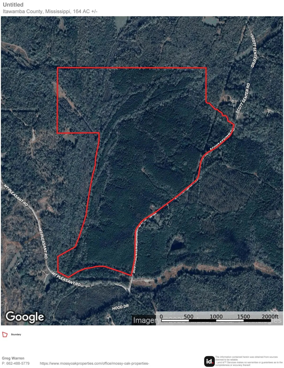 0 Scott Senter Road (170 Ac), Fulton, MS 38843 - Image #1