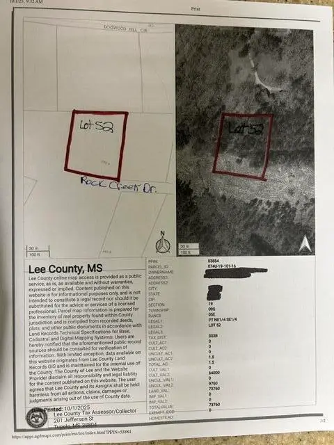 Lot 52 Rock Creek Dr., Tupelo, MS 38801 - #2