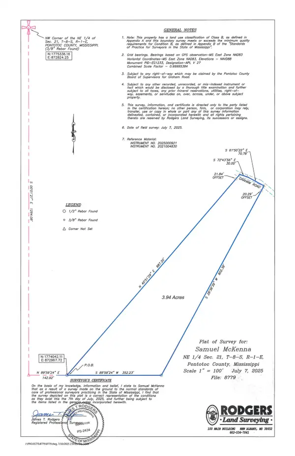 2275 Graham Road, Thaxton, MS 38871