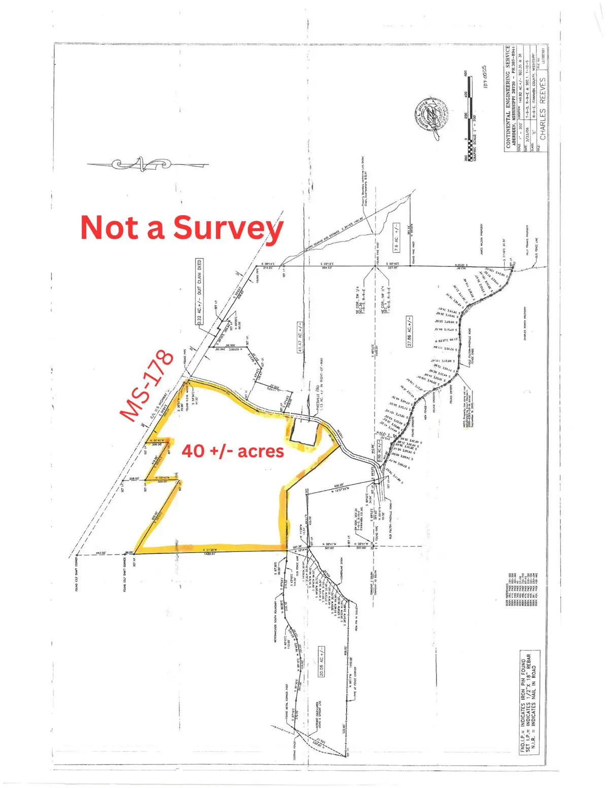40 acres Mississippi 178, Fulton, MS 38843 - #1