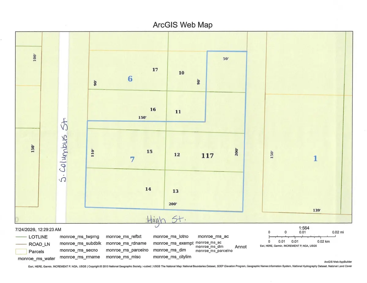 High & Columbus St., Aberdeen, MS 39730 - #1