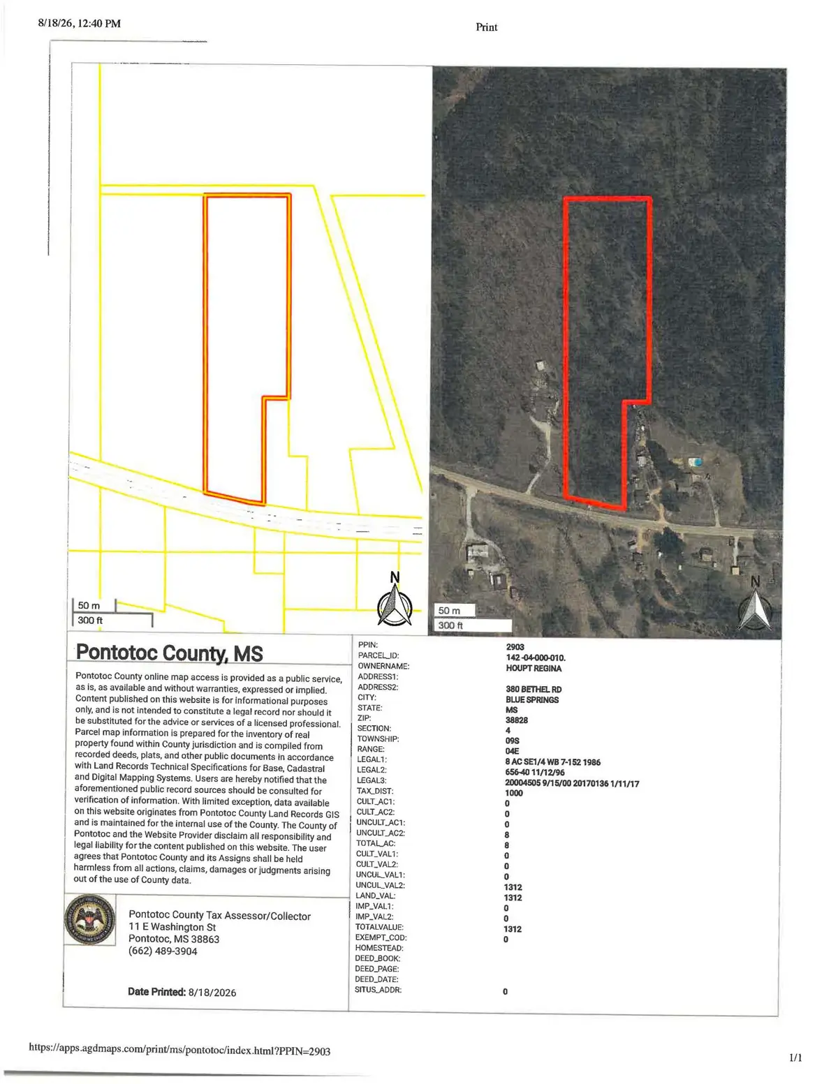 Old Highway 9 N, Blue Springs, MS 38828 - #1