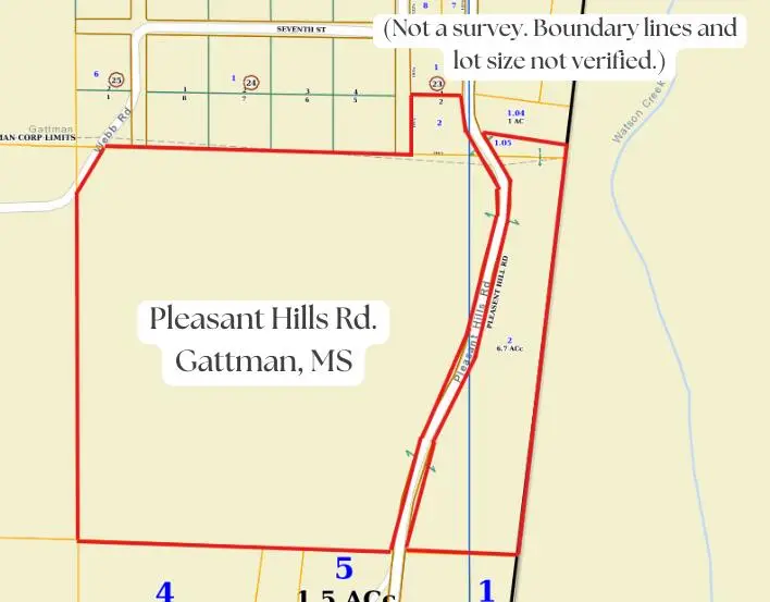 50639 Pleasant Hills Road, Gattman, MS 38844 - #1