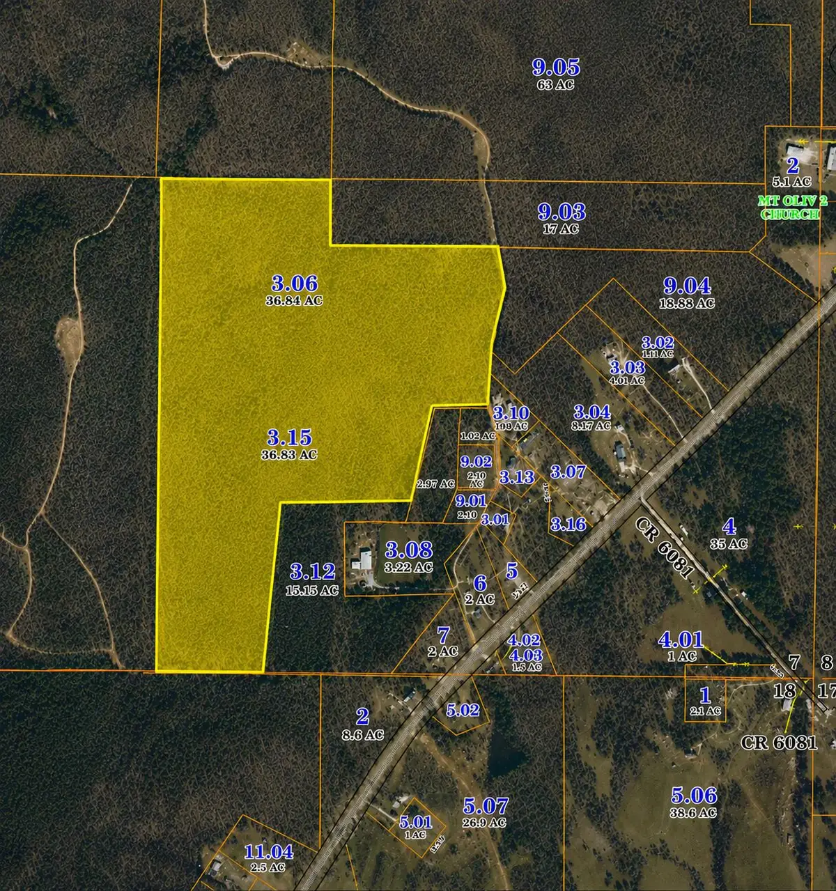 (73.67 Acres) Cr 7515, Baldwyn, MS 38824 - #1