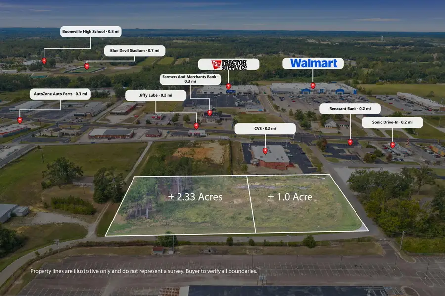 (2.33 Acres) 101 American Ave., Booneville, MS 38829 - #2