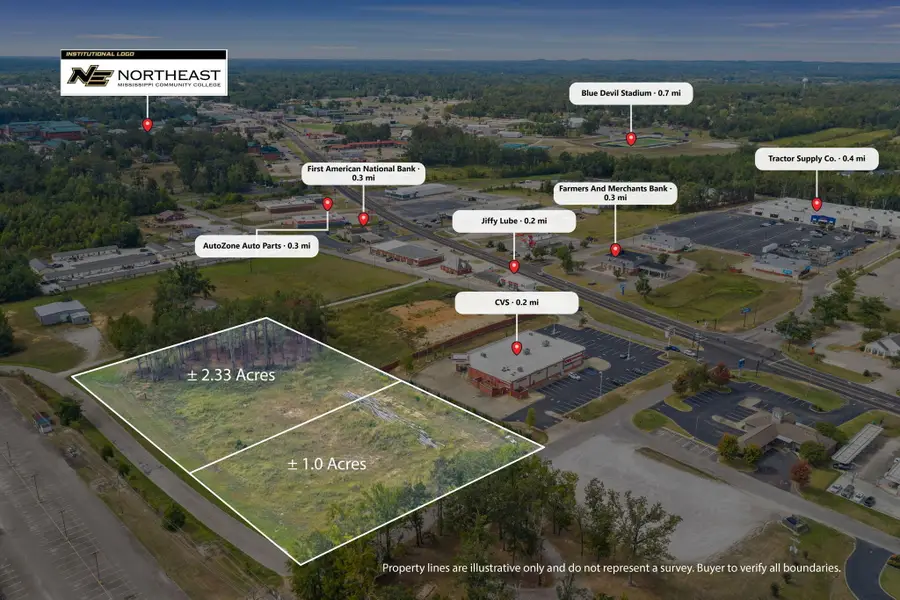 (2.33 Acres) 101 American Ave., Booneville, MS 38829 - #3