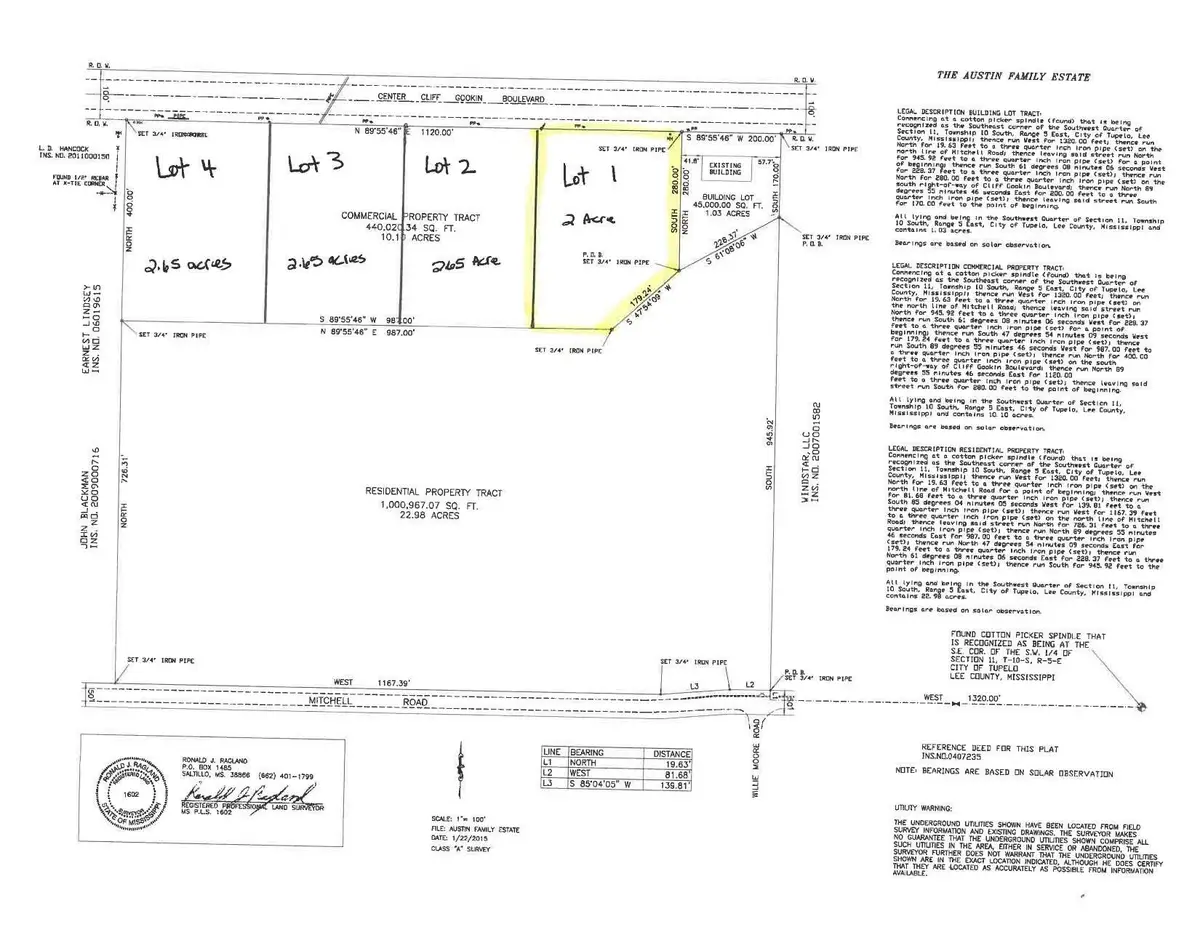 Lot 1 Cliff Gookin Blvd, Tupelo, MS 38801 - #1